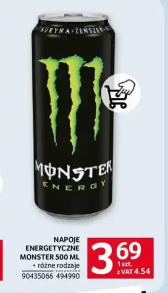 Selgros NAPOJE ENERGETYCZNE MONSTER 500 ML oferta
