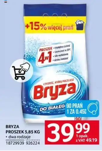Selgros BRYZA PROSZEK 5,85 KG oferta