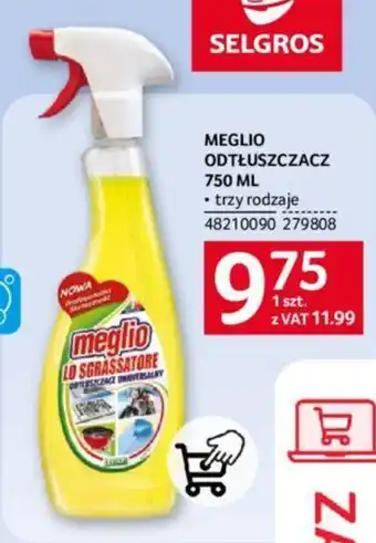 MEGLIO ODTŁUSZCZACZ 750 ML