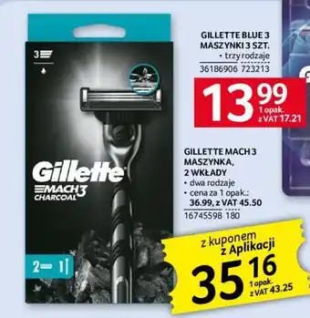 Selgros GILLETTE BLUE 3 MASZYNKI 3 SZT. 2 WKŁADY oferta