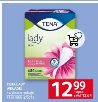 Selgros TENA LADY WKŁADKI oferta