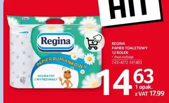 Selgros REGINA PAPIER TOALETOWY 12 ROLEK oferta