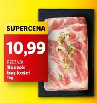 Lidl Boczek bez kości 1kg oferta