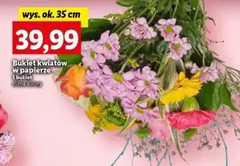 Bukiet kwiatów w papierze 1 bukiet