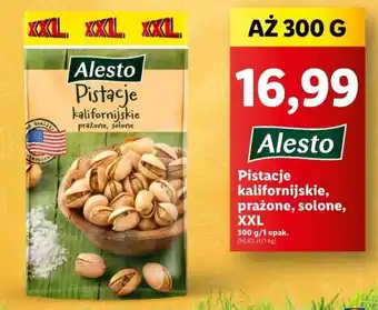 Lidl Pistacje kalifornijskie, prażone, solone, XXL 300 g oferta