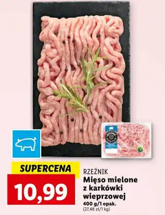 Lidl Mięso mielone z karkówki wieprzowej 400 g oferta