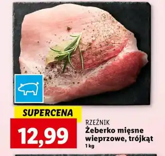 Lidl Żeberko mięsne wieprzowe, trójkąt 1 kg oferta