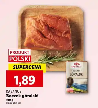 Lidl Boczek góralski 100 g oferta