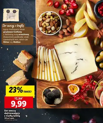 Lidl Ser owczy dojrzewający z truflą letnią 100 g/1 opak. oferta