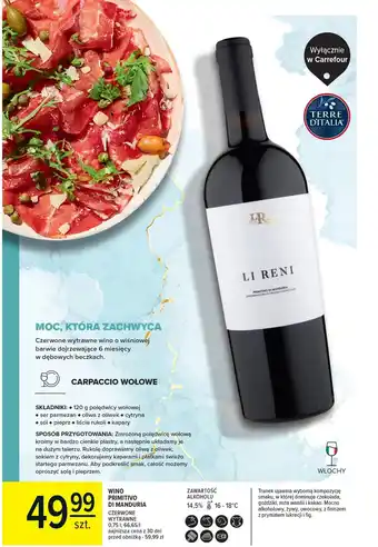 Carrefour Wino di Manduria oferta