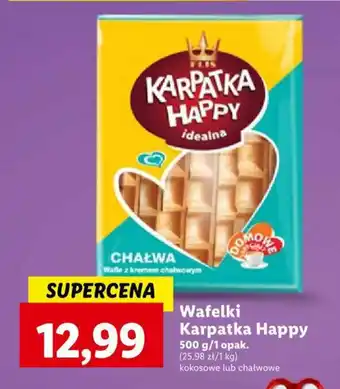 Lidl Wafelki Karpatka Happy 500 g/1 opak. oferta