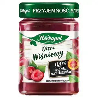 Lewiatan Herbapol Dżem wiśniowy o obniżonej zawartości cukru 280 g oferta