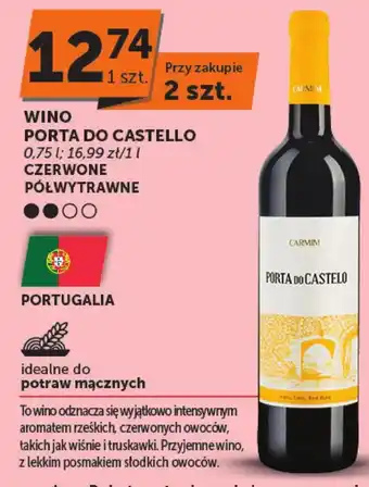 Groszek Wino półwytrawne Porta oferta