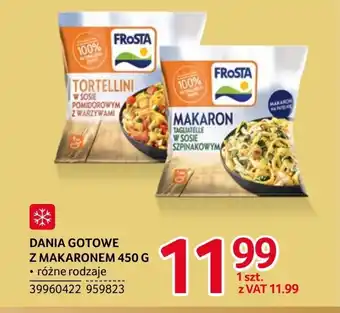 Selgros Danie gotowe Frosta oferta