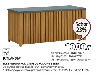 JYSK Skrzynia Jutlandia oferta