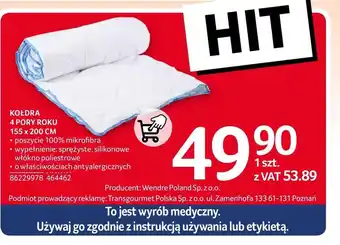 Selgros Kołdra Wendre oferta