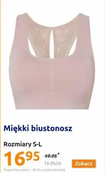 Action Miękki biustonosz oferta