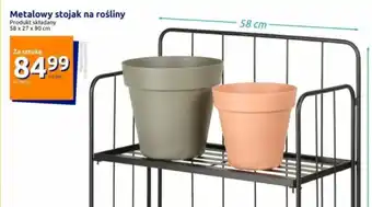 Metalowy stojak na rośliny