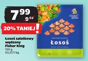 Netto Łosoś sałatkowy wędzony Fisher King 150g oferta