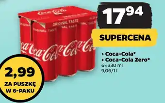 Netto Coca-Cola Coca-Cola Zero 6x330 ml oferta