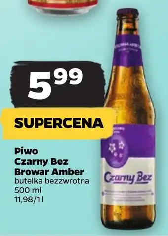 Netto Piwo Czarny Bez Browar Amber 500ml oferta