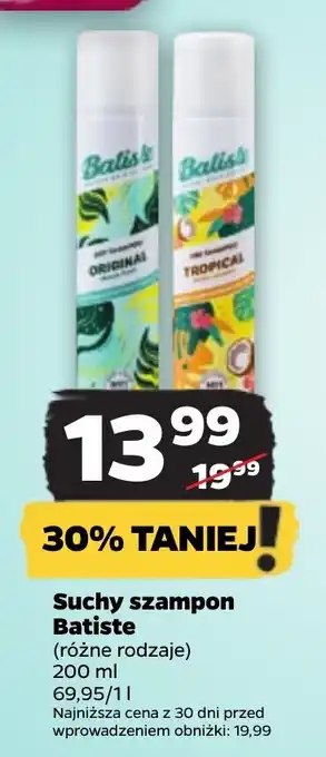 Suchy szampon Batiste 200ml