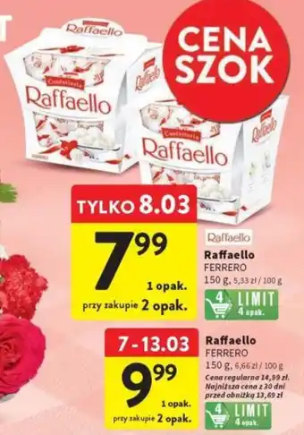 Intermarche Raffaello FERRERO 150g oferta