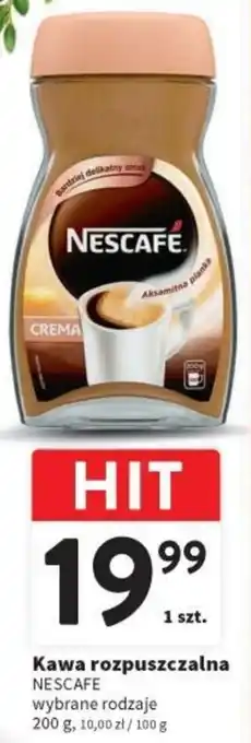 Intermarche Kawa rozpuszczalna NESCAFE 200g oferta