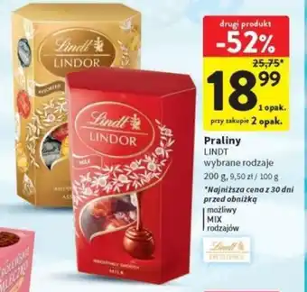 Intermarche Praliny LINDT 200g oferta