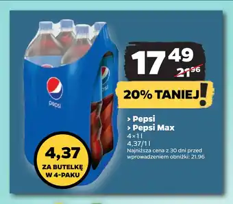 Netto Pepsi > Pepsi Max oferta
