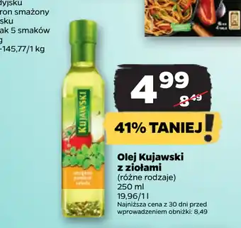 Netto Olej Kujawski z ziołami oferta
