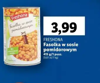 Lidl Fasola w sosie Freshona oferta