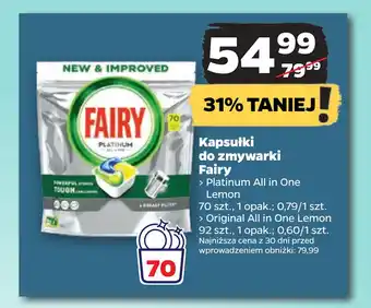 Netto Kapsułki do zmywarki Fairy oferta