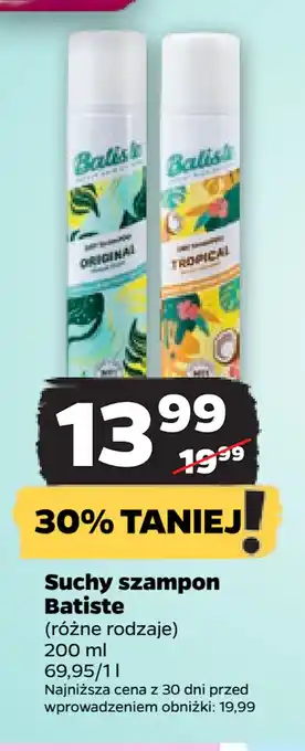Netto Suchy szampon Batiste oferta
