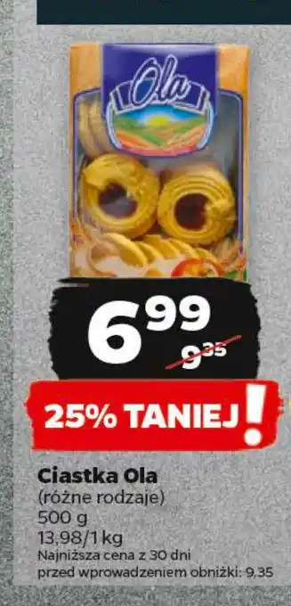 Netto Ciastka Ola oferta