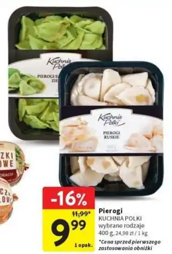 Intermarche Pierogi KUCHNIA POLKI 400 g oferta