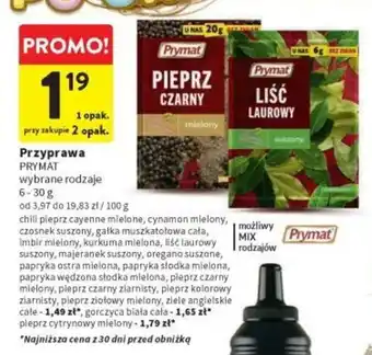 Intermarche Przyprawa PRYMAT 6-30 g oferta