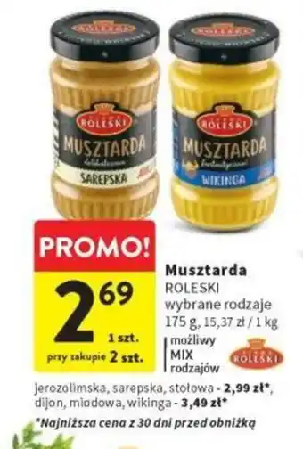 Intermarche Musztarda ROLESKI 175 g oferta