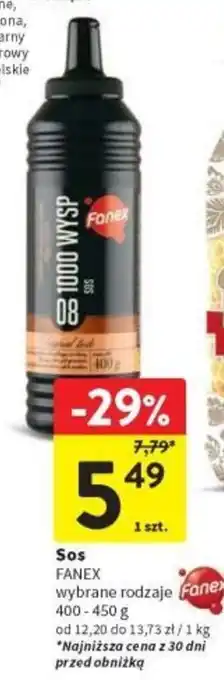 Intermarche Sos FANEX 400-450 g oferta