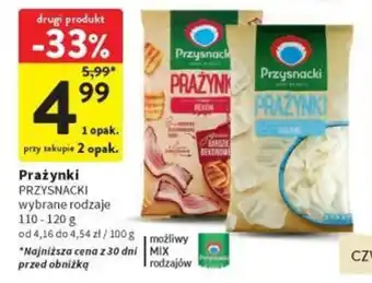 Intermarche Prażynki PRZYSNACKI 110-120 g oferta