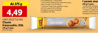 Lidl CHEF SELECT & YOU Ciasto francuskie, XXL oferta