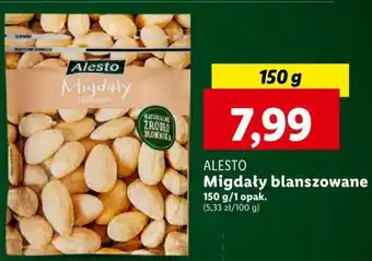 Lidl ALESTO Migdały blanszowane 150 g oferta