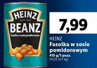 Lidl HEINZ Fasolka w sosie pomidorowym 415 g oferta