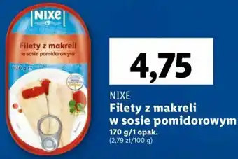 Lidl NIXE Filety z makreli 170 g oferta