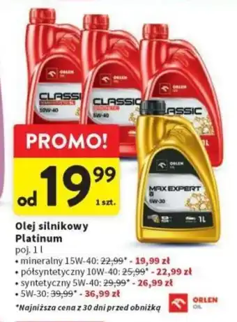 Intermarche Olej silnikowy Platinum 1 l oferta