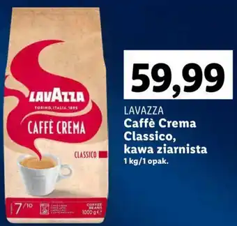 Lidl LAVAZZA Caffè Crema Classico, kawa ziarnista oferta