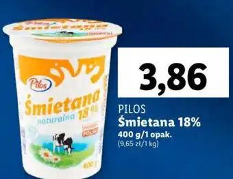 Lidl Pilos Śmietana 18% oferta
