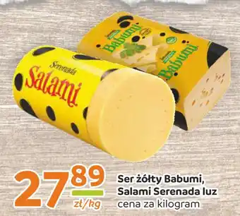 Gama Ser żółty Babumi, Salami Serenada luz 1 kg oferta