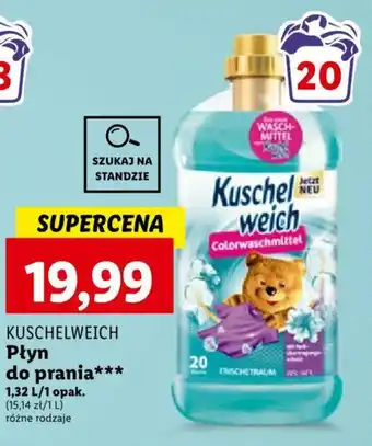 Lidl KUSCHELWEICH Płyn do prania 1,32L oferta