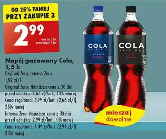 Biedronka Napój gazowany Cola, 1,5 l oferta